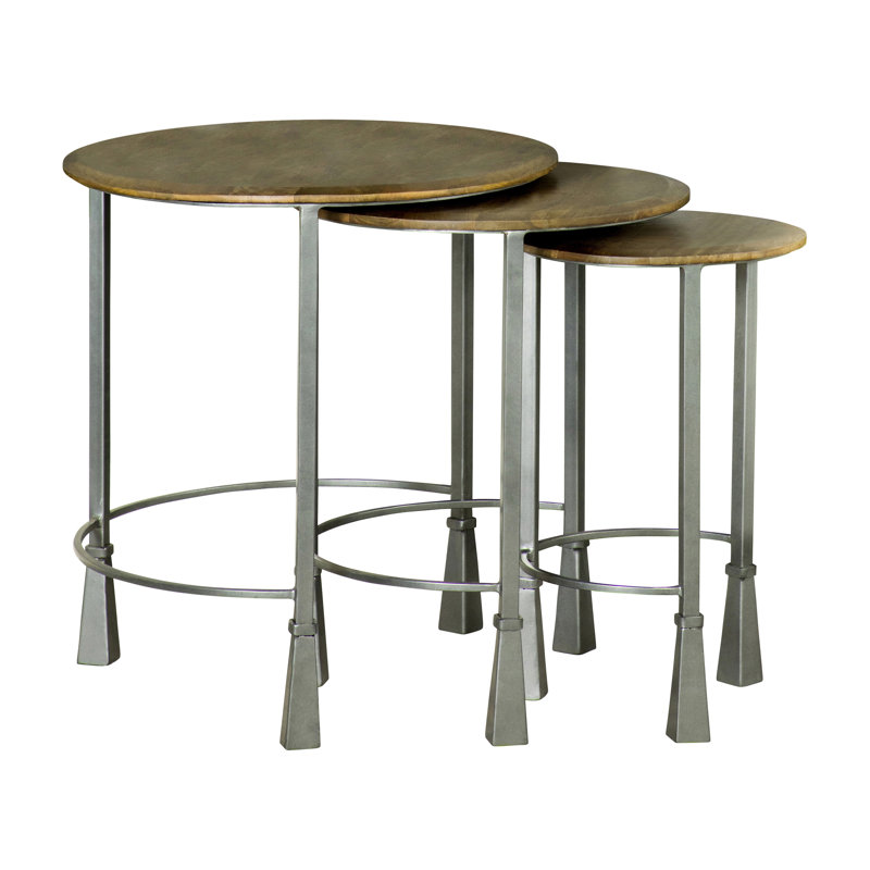 Table gigogne ronde 3 pièces Lance