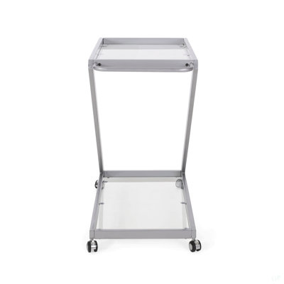 BAR CART, Iron Base & Tempered Glass