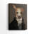 Refined Fido -Gallery Wrapped Cavas