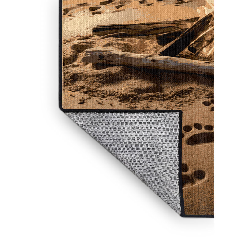  Tapis côtier lavable Beach Bonfire, Tapis de couloir 2 pi x 4 pi