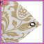Tapisserie murale beige à motif floral - Décoration murale florale-1851552575