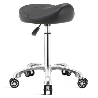 Saddle Stool Chair with Wheels