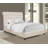 Goutier 57-inch Upholstered Queen Panel Bed Beige-1620181758