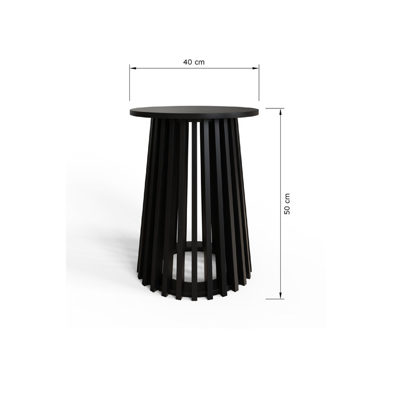 End Table, Black