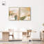 Ensemble de 2 décorations murales Golden Luxe Modern Boheme par Art Remedy, cadre doré, 30 x 36-916070851-916070906