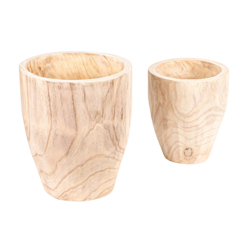 Clintondale Wood Pot Planter