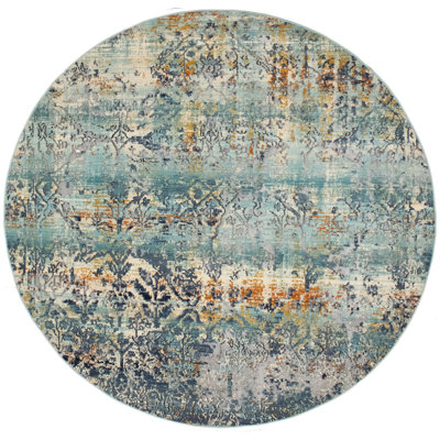 Ziebarth Teal Area Rug