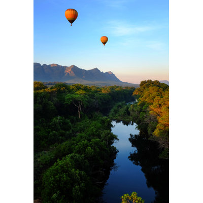 Hot Air Balloons Over Africa by Karelnoppe - Wrapped Canvas Print