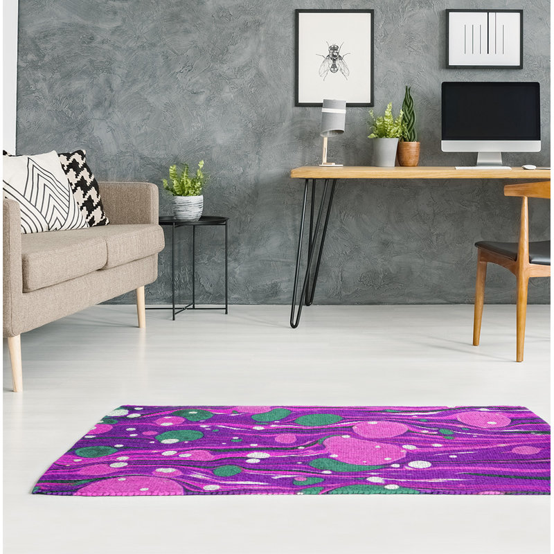 Chenille Geometric Indoor Rug, Rectangle 2' x 3'