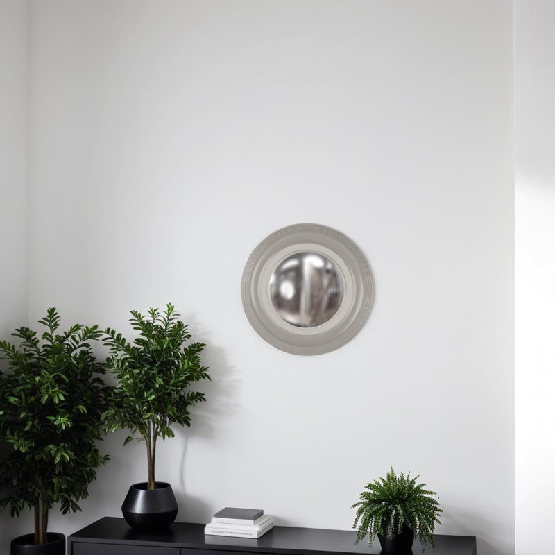 Modern & Contemporary Accent Mirror, Nickel