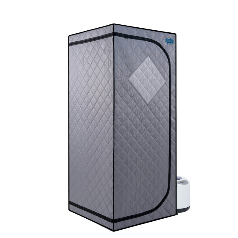 Portable Grey Steam - Home Spa Bliss Hub. 2.2l Capacity Generator. 150f Max Temperature. Accredited. Remote Operated With Timer. Foldable Chair Supplied. Waterproof & Heat Insulating. , Leak-, . 9