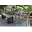 Banc en Eucalyptus et composite Lochland-689709646