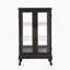 Curio Cabinet With Tempered Glass Doors, Lighted Display Cabinet With Adjustable Shelves For Home Or Office