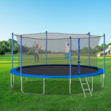 14FT  Trampoline With Safety Enclosure Net,Heavy Duty Jumping Mat And Spring Cover Padding For Kids And Adults,  Ladder