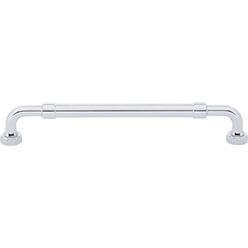 Holden Bar Pull, Polished Chrome, 7 9/16" Center To Center
