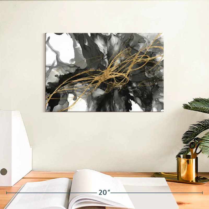 Avery Golden Vortex I, 8" H x 12" W
