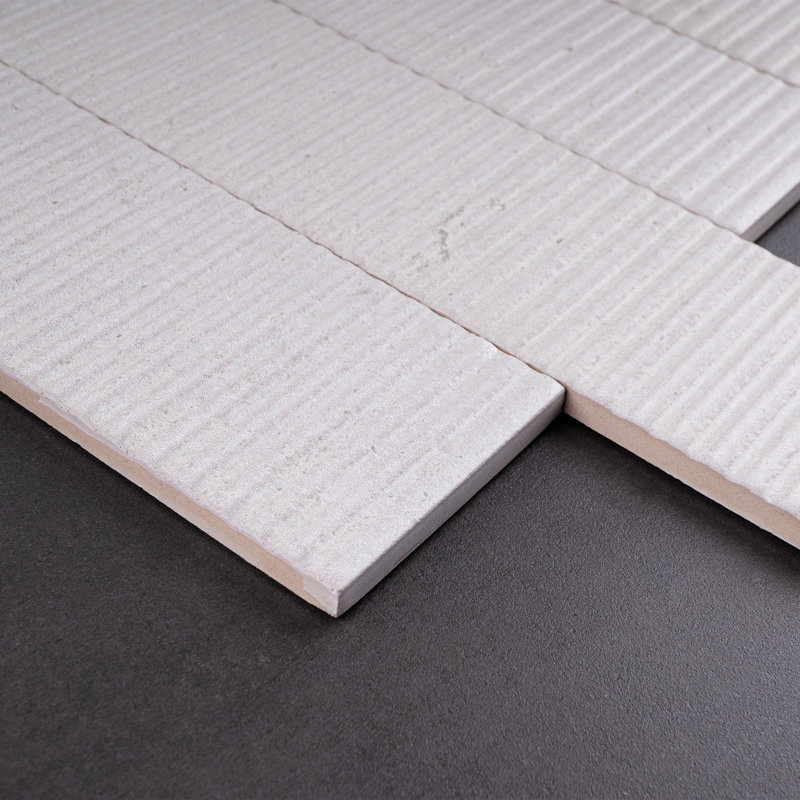 Carrelage mural en céramique mat 2,96 po x 11,82 po Globe, Blanc