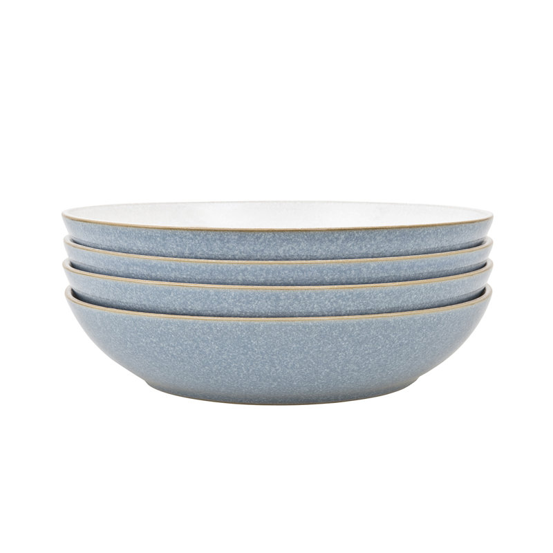 Denby Elements Pasta Bowls, Blue