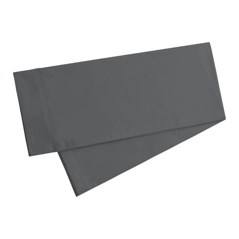 Nestl 1800 Thread Count Body Pillowcase, Charcoal Gray, 2