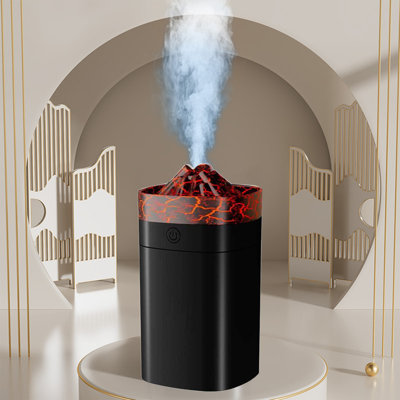 Colorful Crackle Volcano Humidifier For Bedroom Small Super Fogs Mist Spray Humidifier