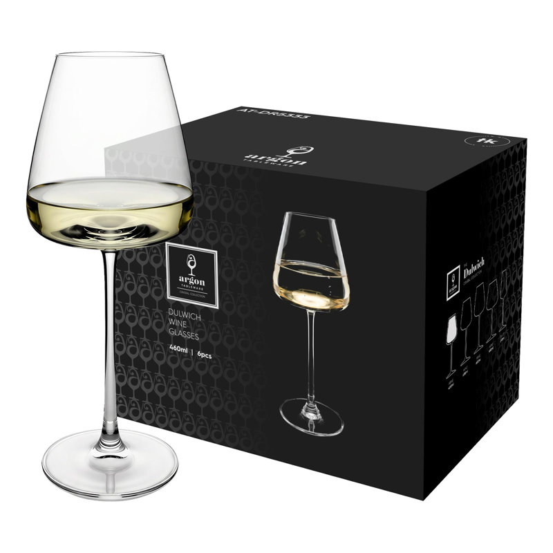 Crystal White Wine Glass, Set of 24