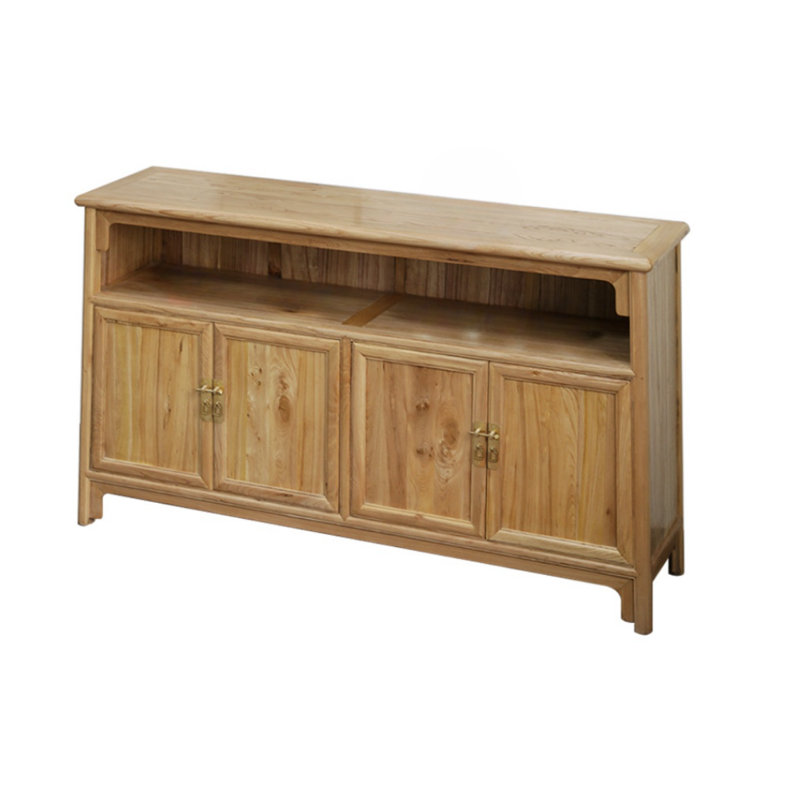 Armoire d'appoint en bois massif de style chinois