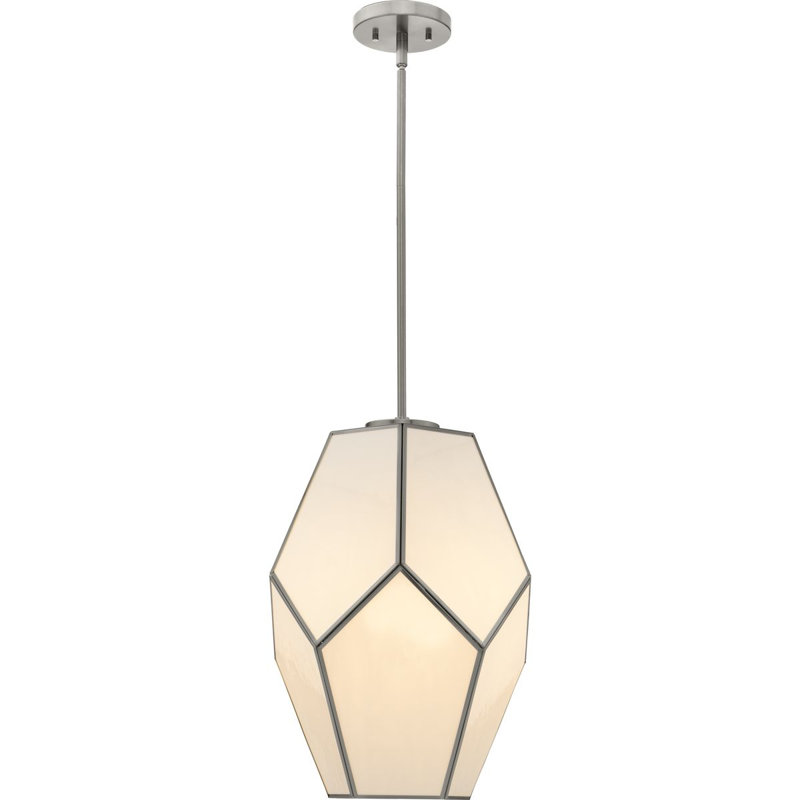 Jamaka 1 - Light Pendant, 19.75" H x 14" W x 14" D, Brushed Nickel