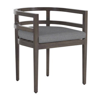 Chaise avec accoudoirs en aluminium Santa Barbara