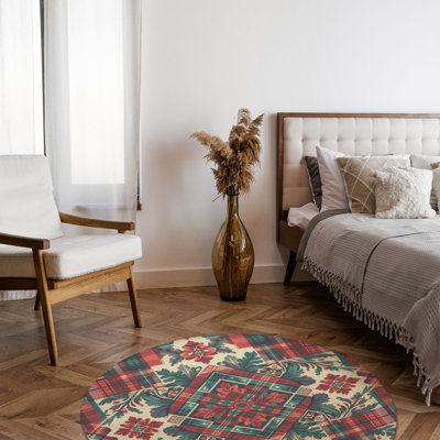 Tapis tressé Warm Tartan Designs