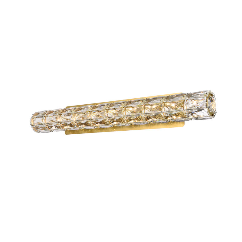 Ultan Dimmable LED Vanity Light, Gold, 5" H x 30" W x 4" D