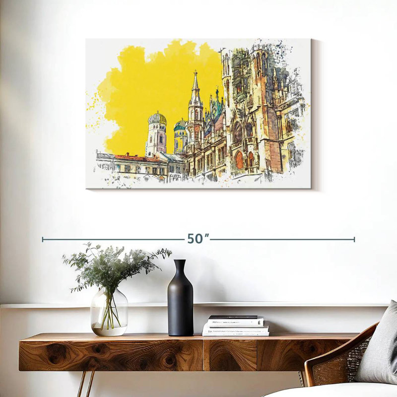 Munich Lilie, 24" H x 36" W
