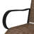 Tan Balcony Bar Stools , 2Pcs 360 Swivel Chairs With , High Mesh Fabric & Steel Frame For Patio, Poolside, Backyard Stools, Armrest Fabric, Backyard, Color