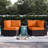 Convene Wicker Rattan Outdoor Patio Sectional Sofa Corner Seat-2007515480