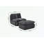 Chaise longue pivotante avec repose-pieds-1481028674