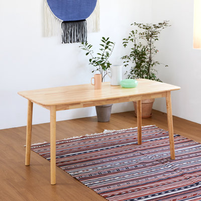 Husno Rectangular Solid Wood Dining Table
