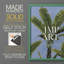 «Banana Leaves on Blue I», reproduction encadrée - bois massif-2064122380-2064122382