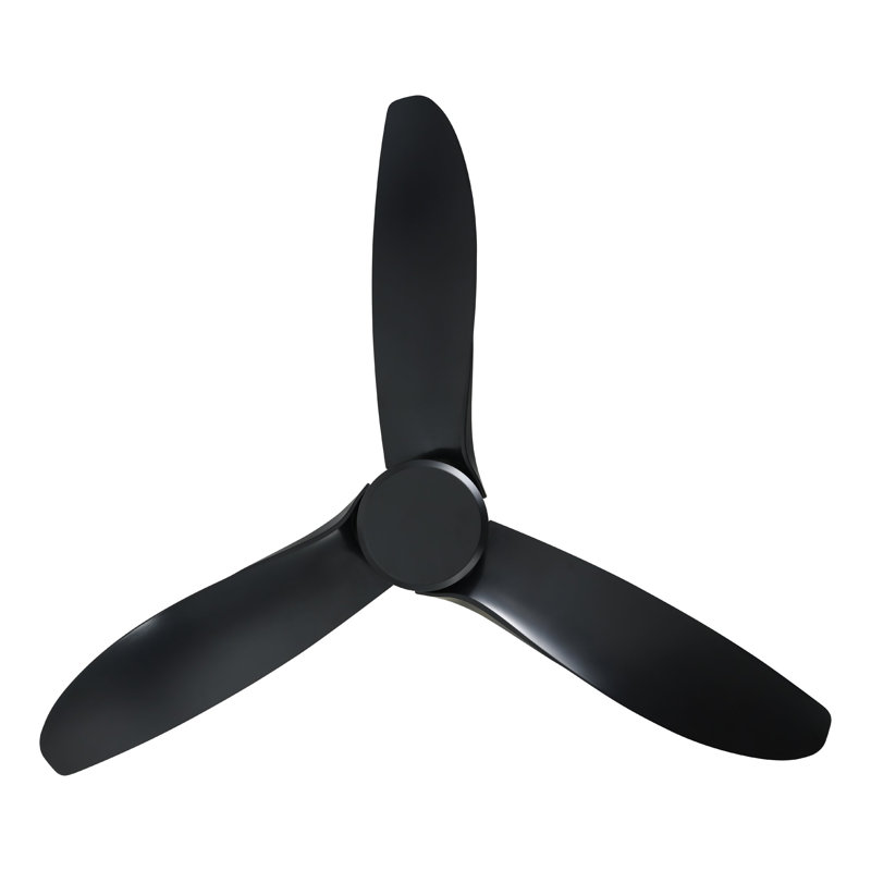 Cutshall 56 inch Ceiling Fan, Black/Brushed Nickel