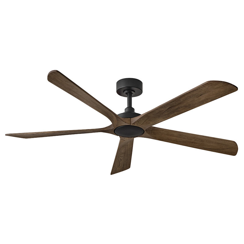 Hinkley Layton Ceiling Fan, Driftwood, Matte Black