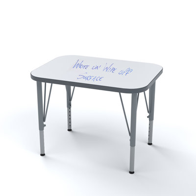 Manufactured Wood Adjustable Height Collaborative Desk