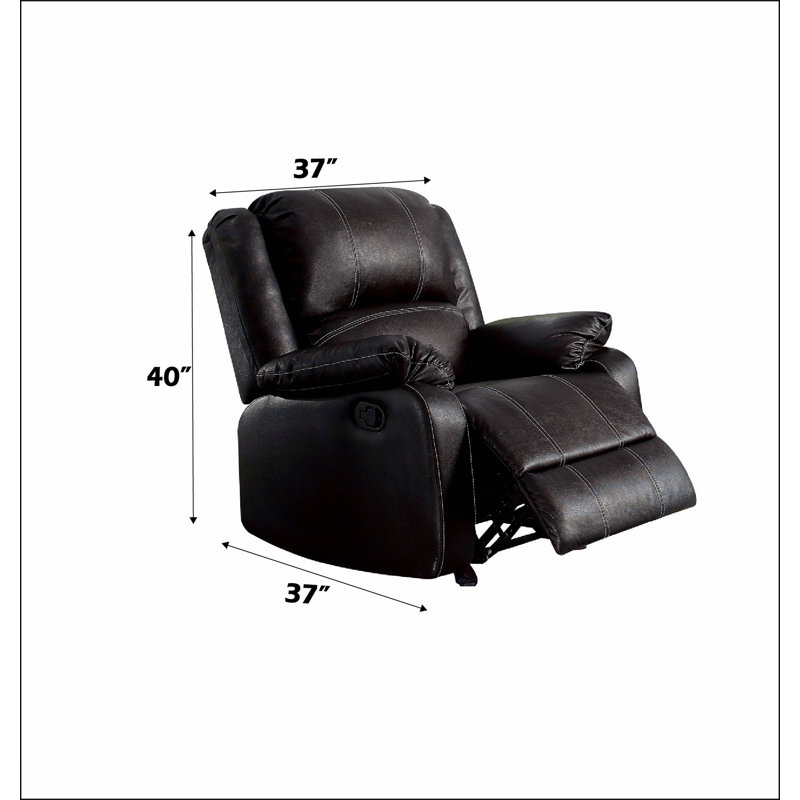 Fauteuil inclinable en cuir