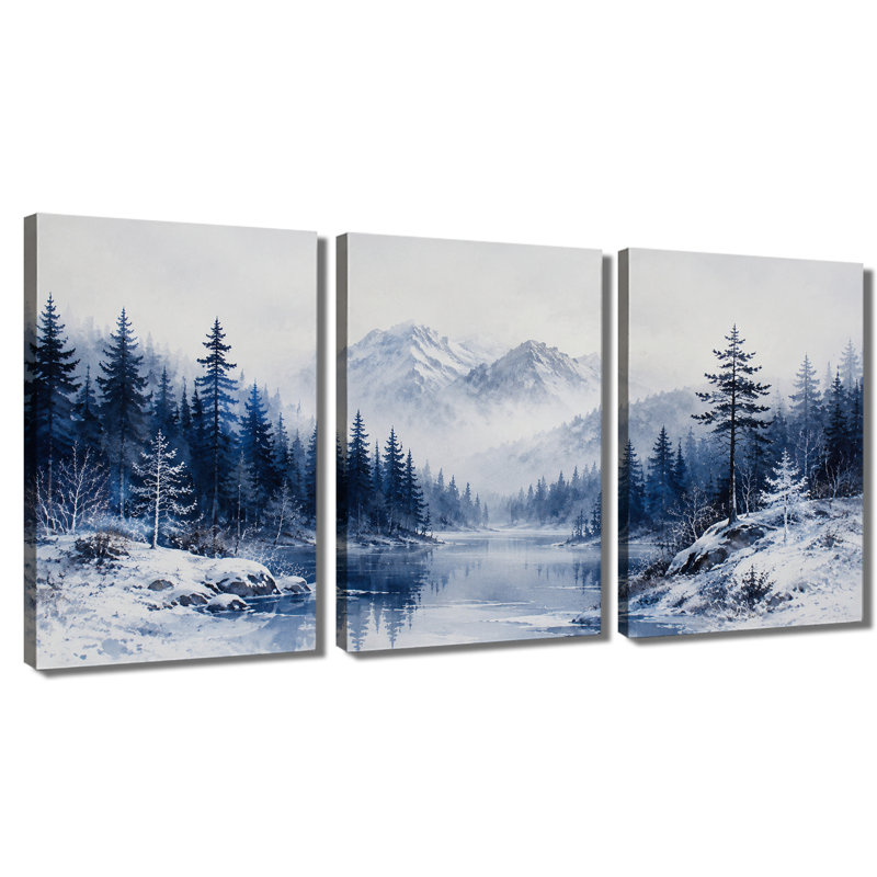 Impression sur toile 3 panneaux, 12 * 18 pouces * 3