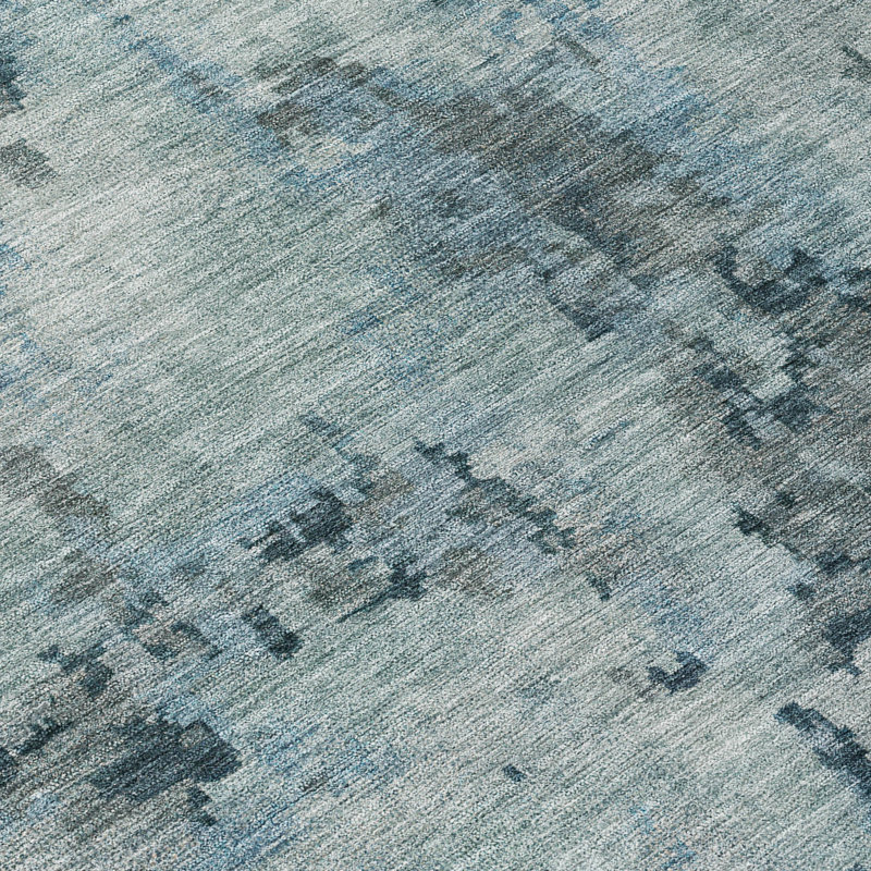Machine Washable Indoor/Outdoor Earleville ACN2360 Casual Rug, Rectangle 9' x 12'