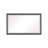 Oversized Rectangular Black-Framed LED Anti-Fog Dimmable Wall-Mounted Vanity Mirror
