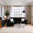 Kerney 84" Wide Vegan Leather Reversible Modular Sofa & Chaise-1594840655
