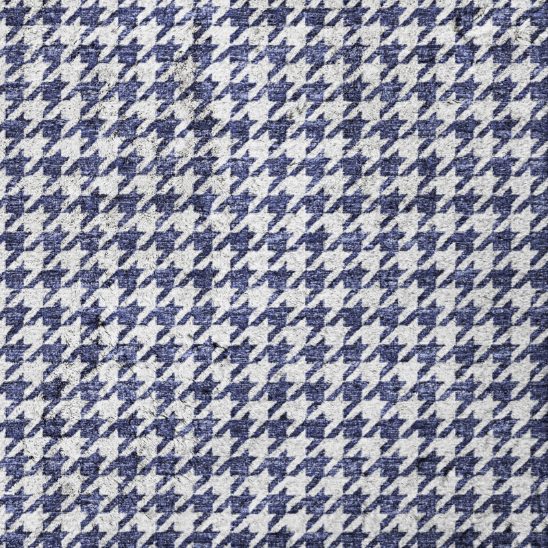 Tapis à poils longs de première qualité ADS137, Marine, 9 pi x 12 pi