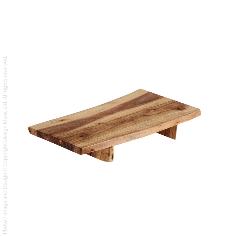  Bonne Acacia Wood Cheese Board, 2" H x 7.8" W x 15" D