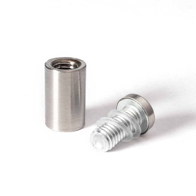 Ensemble de 20 pièces pour ancrages muraux et vis pour PVC, verre et acrylique
