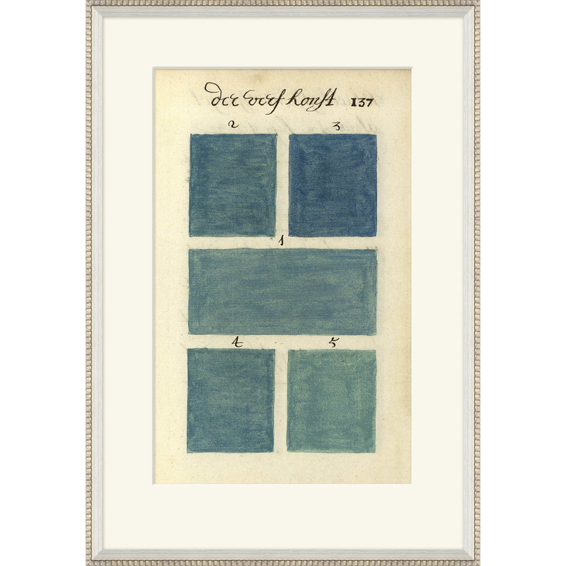 Antique Color Swatches Giclee Print