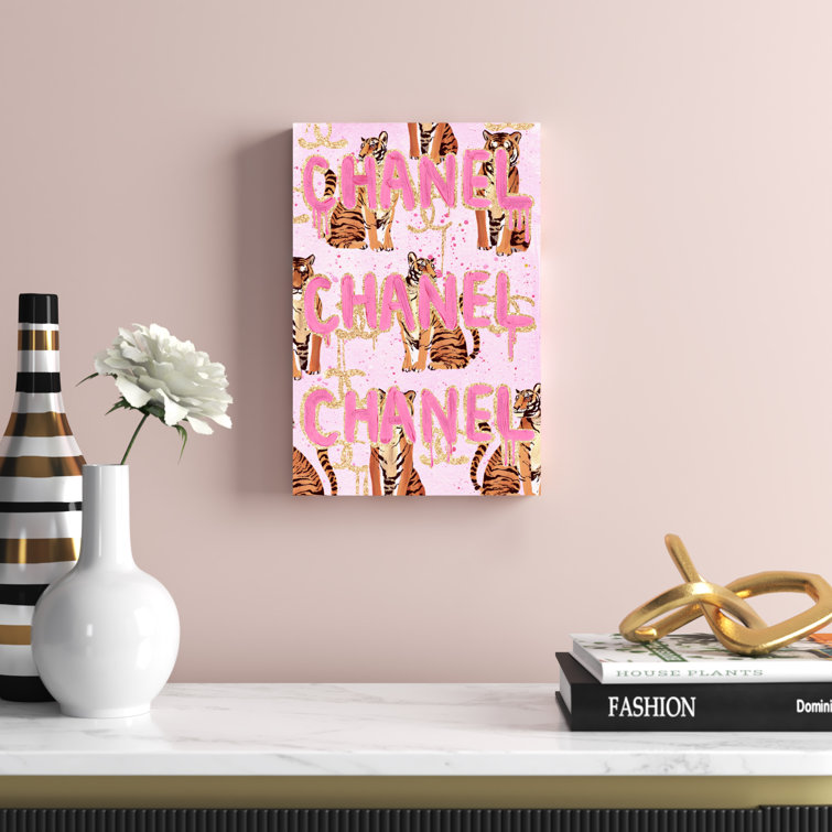 Willa Arlo Interiors Fashion And Glam French Tigers, Glam Pink On Canvas by  Oliver Gal Print & Reviews