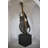 Voyd Guitar Sculpture Creative And Modern Metal Guitar on Base Art Piece Size: 21" x 18" x 71"H
